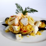 Risotto ai frutti di mare e zafferano