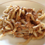 Pici con il sugo bianco di nonna Lina