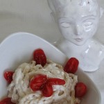 Pici con ricotta e pomodorini cikito