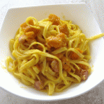 Tagliolini con zucca e pancetta affumicata